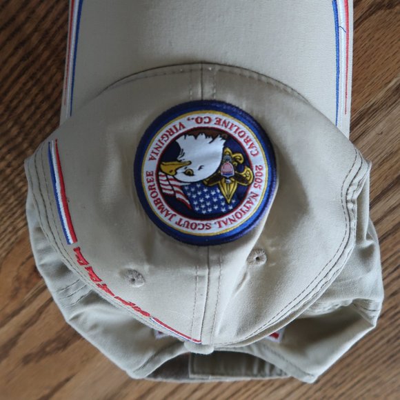 2005 National Boy Scout Jamboree Tan Staff Strapback Cap/Hat - Picture 9 of 10